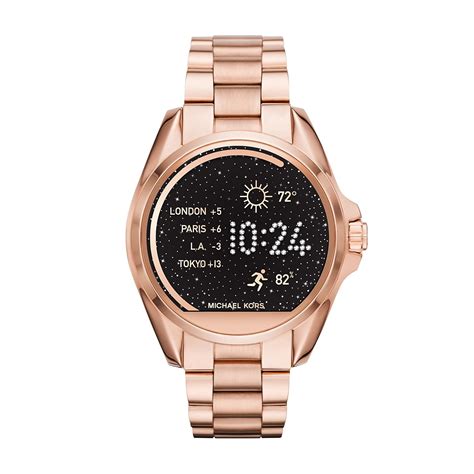 michael kors access touchscreen rose gold bradshaw smartwatch mkt5004|Customer Reviews: Michael Kors Access Bradshaw Smartwatch .